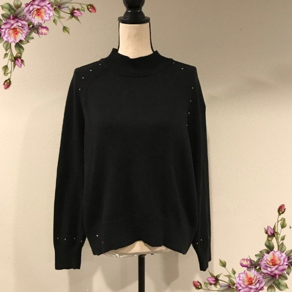 White House Black Market Sweaters - WHBM back studded sweater